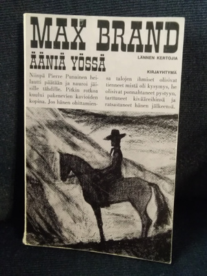 Max Brand: Ääniä yössä -pokkari-