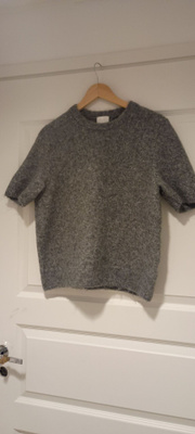 Harmaa neulepusero H&M (L)
