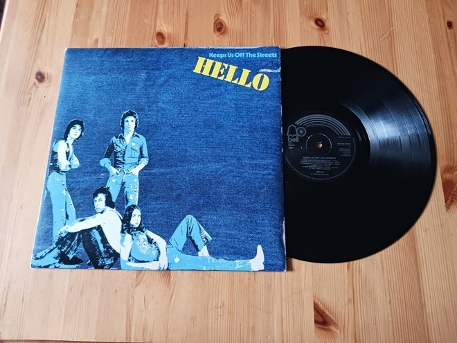 Hello – Keeps Us Off The Streets lp orig 1976 Pop Rock, Glam