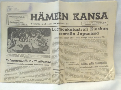Hämeen Kansa 27.7.1957