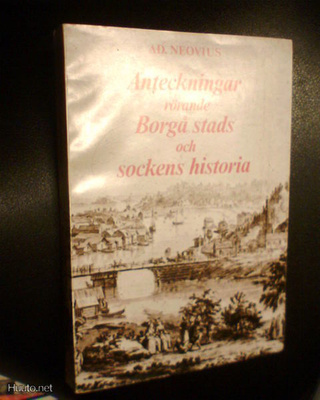 Neovius ANTECKNINGAR RÖRANDE BORGÅ STADS OCH ...