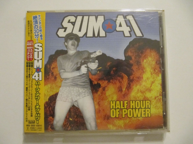 Sum 41 Half Hour Of Power Japanilainen CD OBI