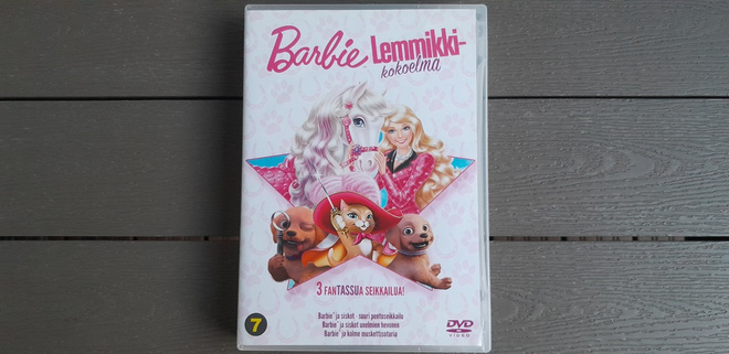 DVD: Barbie Lemmikkikokoelma 3xDVD (2009-2015/2016)
