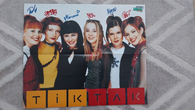 Tiktak - Merita Juniori 2000:3 -lehden juliste