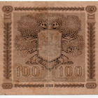100 Markkaa 1922  Litt. A - pikkukuva 2