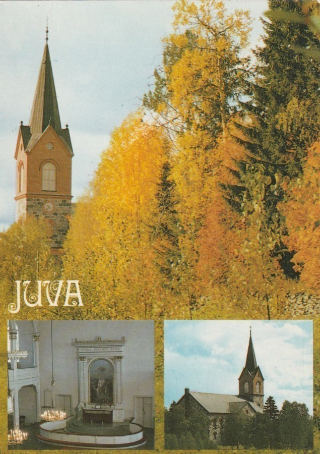 KIRKKOKORTTI - JUVAN KIRKKO - 2