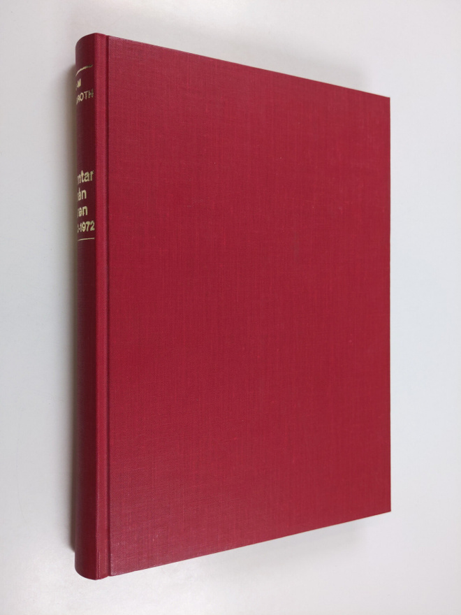 Carl-Martin Bergroth : Glimtar från åren 1892-1972