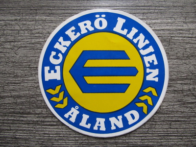 ECKERÖ LINJEN...ÅLAND.....mainostarra.