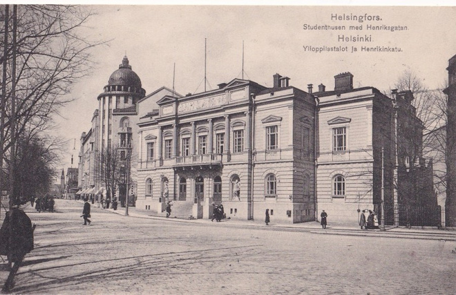 Helsinki, Ylioppilastalot  ja Henrikinkatu  b489