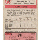 Purkkakuva Jalkapallo n:o 112 1973-74 IAN ROSS. ASTON VILLA. - pikkukuva 2