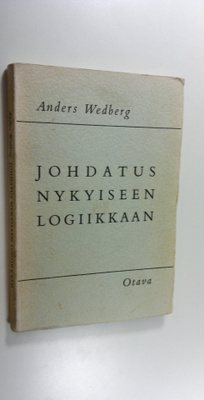 Anders Wedberg : Johdatus nykyiseen logiikkaan