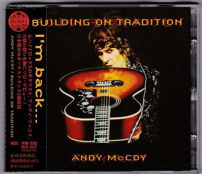 Andy McCoy -Building On Tradition CD Japan Promo HANOI ROCKS