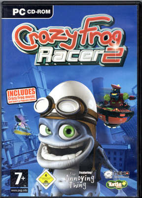 PC CD-ROM: CRAZY FROG RACER 2 (WIN 98/2000/XP/VISTA)