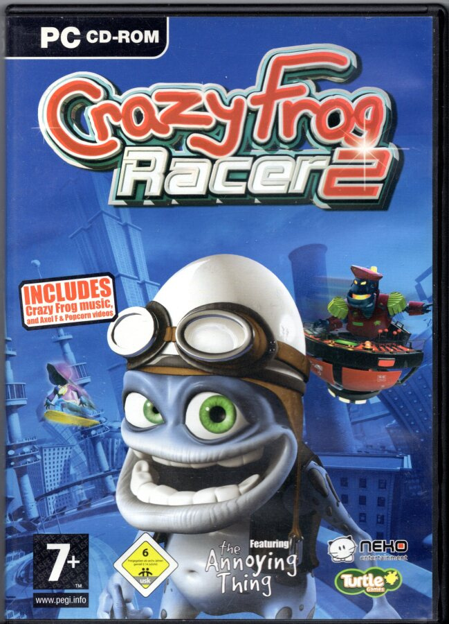 PC CD-ROM: CRAZY FROG RACER 2 (WIN 98/2000/XP/VISTA)