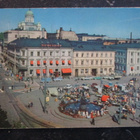 KULKENUT -62 HELSINKI KAUPPATORIN KULMAA VANHOJA AUTOJA - pikkukuva 1