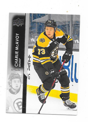 2021-22 Upper Deck #18 Charlie McAvoy , Boston Bruins