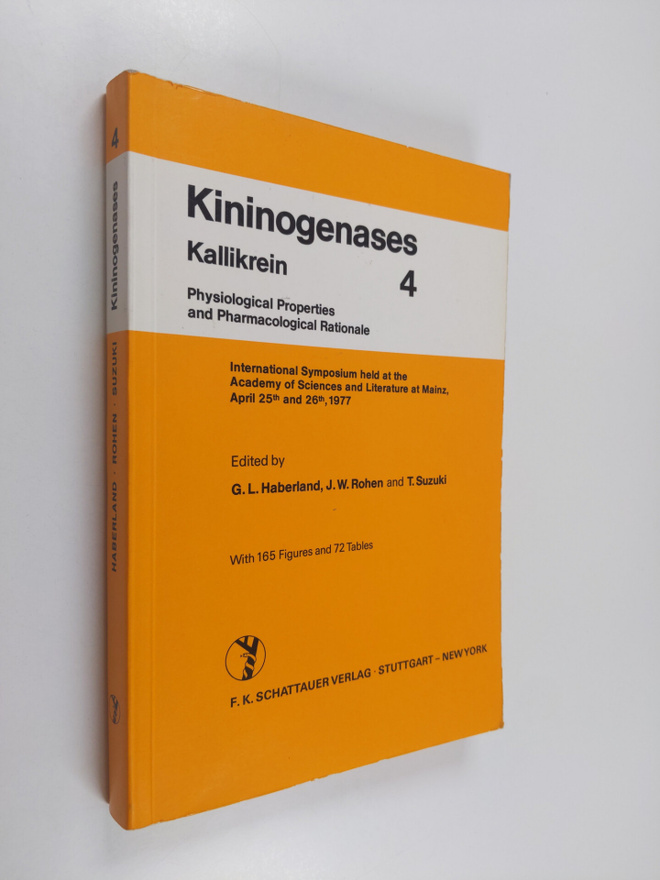 Kininogenases Kallikrein 4: Physiological Properties and ...
