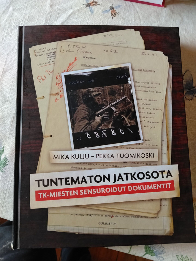 tuntematon jatkosota tk miesten sensuroidut dokumentit