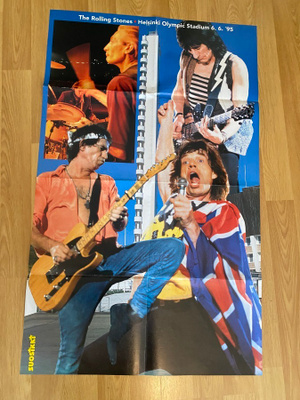 Rolling Stones juliste ja tarra