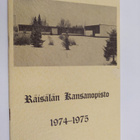 Räisälän kansanopisto 1974-1975 - pikkukuva 1