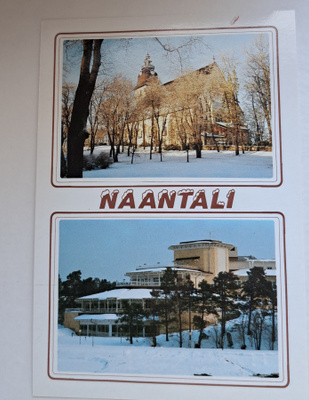 Naantali, 2 talvikuvaa., kulkematon