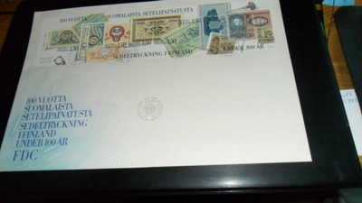 LAPE V7 ENSIPÄIVÄ LEIMALLA 100V SUOMALAISTA SETELIPAINANTAA