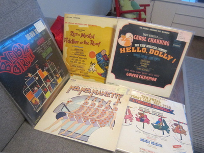 Stage & Screen & soundtrack LP 10 kpl Broadway