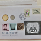 VANHA Rahakirje Suomi 50 v Sitten 1€ 2008 + 1 mk 1958 Elvis - pikkukuva 1