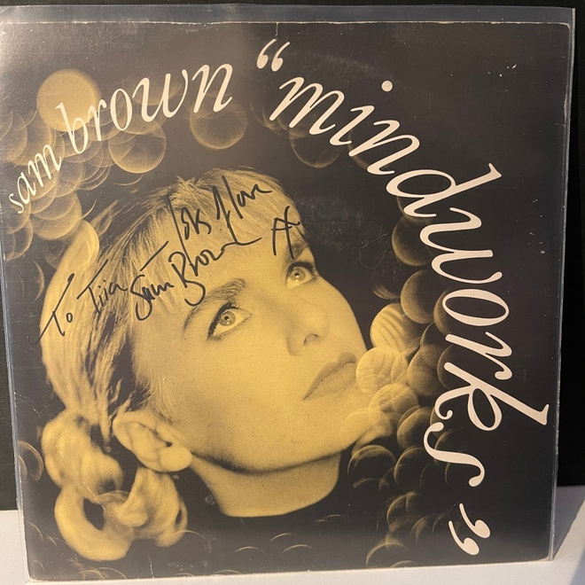 Sam Brown - Mindworks 7" nimikirjoituksella