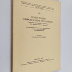 Tuomo Mannermaa : Lumen fidei et obiectum fidei adventici... - pikkukuva 1