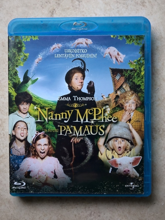 Nanny McPhee ja suuri pamaus, blu-ray + dvd.