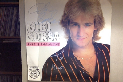RIKI SORSA :: THIS IS THE NIGHT :: VINYYLI MAXI 12" Signed