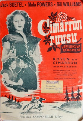 Elokuvajuliste: Cimarron ruusu