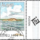 Åland 1994 Silokallio 2,90 mk välilöpari logo EPL Lape 081 - pikkukuva 1