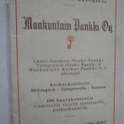 Maakuntain Pankki Oy, v. 1930 kalenteri, pienikok. - pikkukuva 1