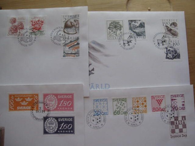 Ruotsi, 4 erinlaista FDC-kuorta