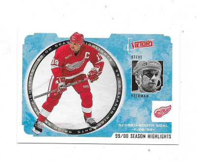 1999-00 UD Victory #249 Steve Yzerman , Detroit Red Wings