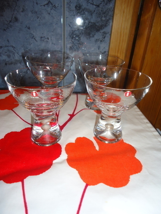 Iittala Tapio liköörilasit 4kpl