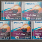 Philips Mini DVD-RW 1.4 GB 30 min Levyjä, 5 kpl erä. UUSIA - pikkukuva 1