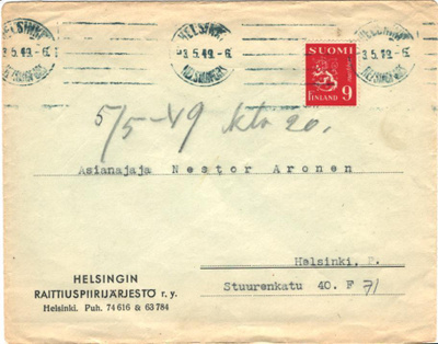 FIRMAKUORI HELSINKI RAITTIUSPIIRIJÄRJESTÖ PAIKALLISKIRJE