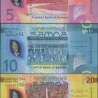 Samoa 5 10 20 Tala 2023 2024 UNC Polymer sarja - pikkukuva 1