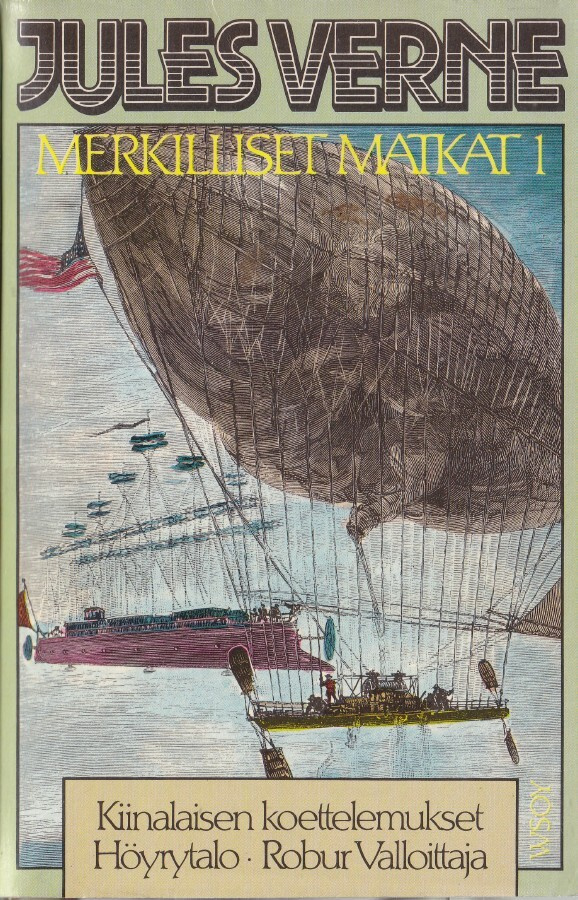 Jules Verne: Merkilliset matkat 1 (nide 2p. Wsoy 1987)
