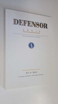 Defensor legis n:o 5/2010