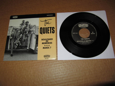 The Quiets 7" Boulevard Of Memories,PS v.1990 MISSPRES!