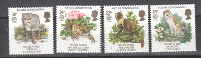 Britannia 1986 europa merkit postituoreena.