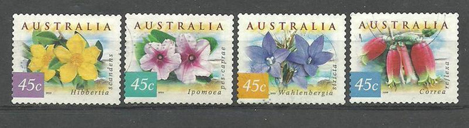 KUKAT kukkia sarja AUSTRALIA 1999 o