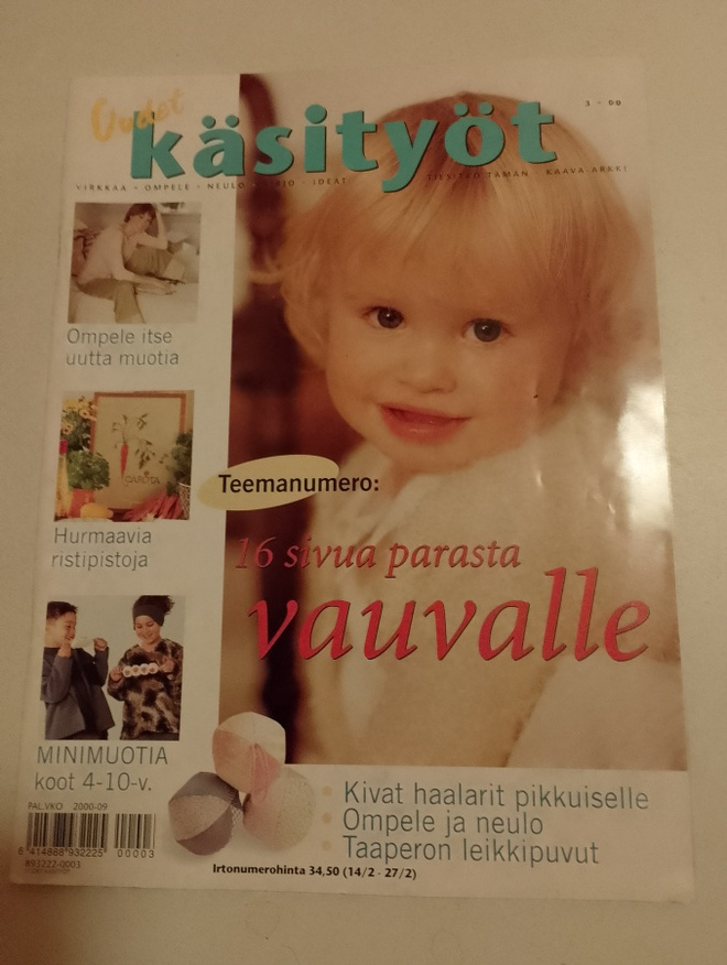 Uudet käsityöt 3/2000- parasta vauvalle