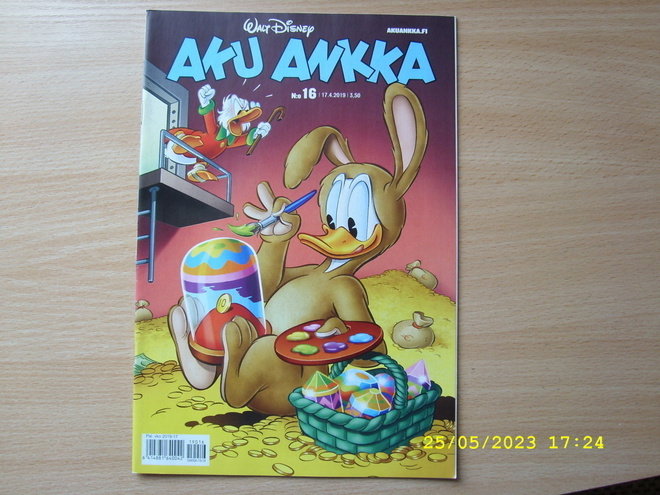 Aku Ankka lehti 2019 nro 16