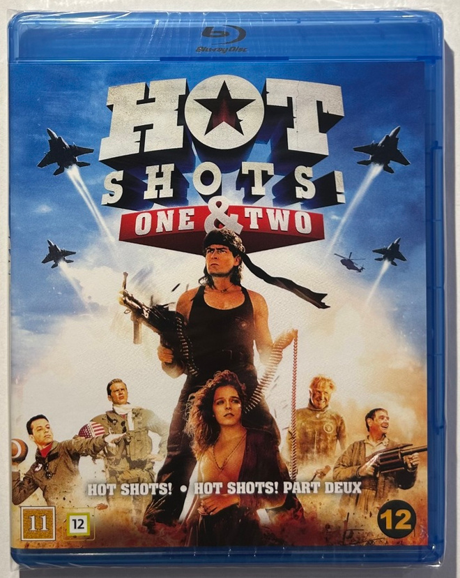 HOT SHOTS ! 1-2 - Blu-ray 2 elokuvaa, uusi