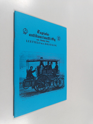 Tapiola-antikvariaatti Oy : Luettelo no 26